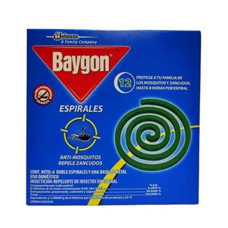 Imagen de Insecticida En Espiral Baygon (12 Unidades).