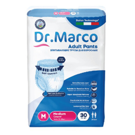 Imagen de Pañal Dr. Marco Para Adulto Talla M Pants 30Und