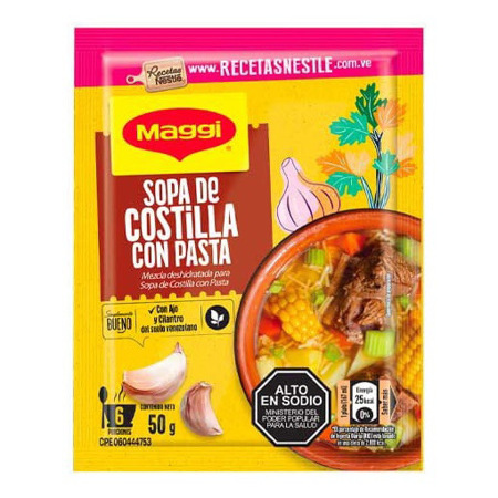 Imagen de Sopa De Costilla Con Pasta Maggi 50 Gr.