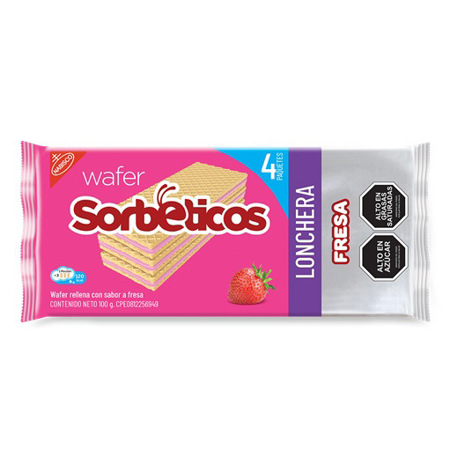 Imagen de Galleta Sorbeticos Fresa Lonchera 100g 4Und