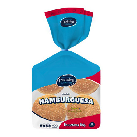 Imagen de Pan De Hamburguesa Crustissimo 600Gr