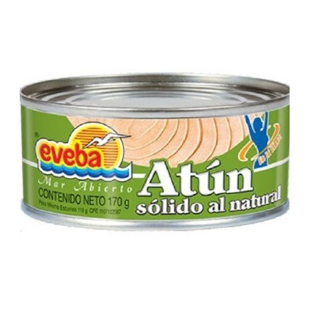 Imagen de Atun Entero En Agua Eveba Natural 170g