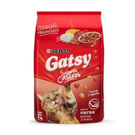 Imagen de Alimento Para Gato Gatsy Carne Arroz 3 Kg
