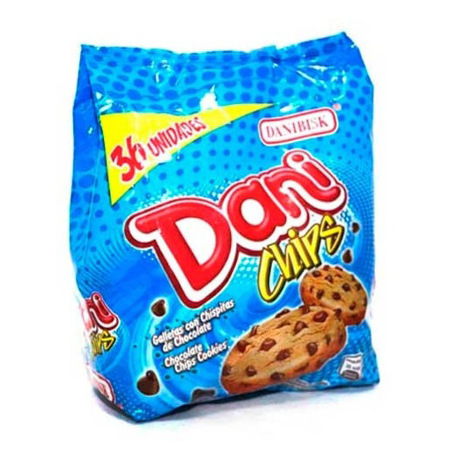 Imagen de Galleta Cubierta Dani Chispas De Chocolate 8g 36und